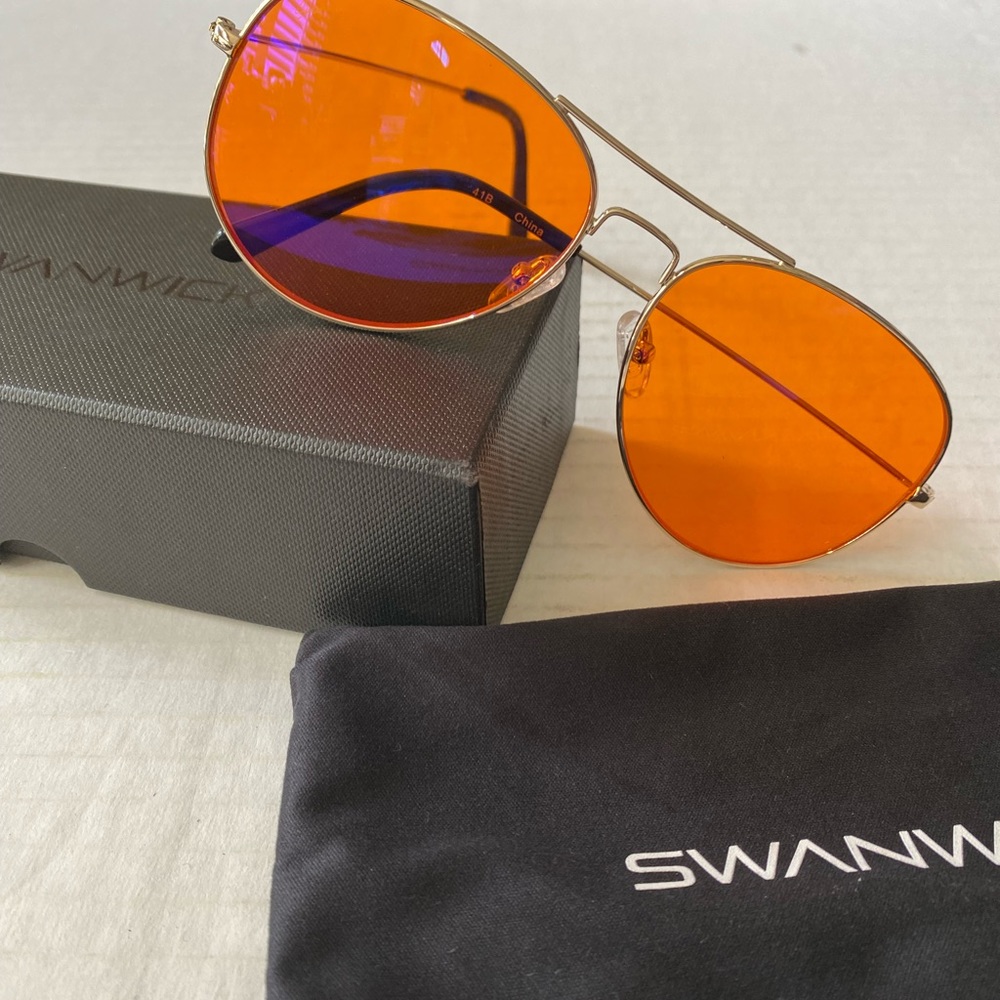 NWT Swanwick Night Swannies Large Aviator - Picture 7 of 16